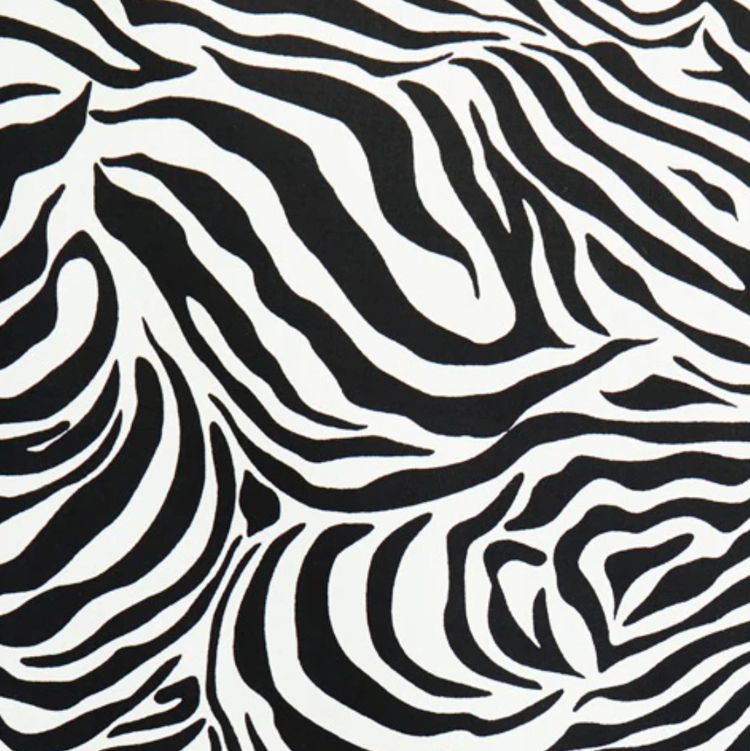 Green velvet drum lampshade/ ceiling light shade with zebra print cotton interior