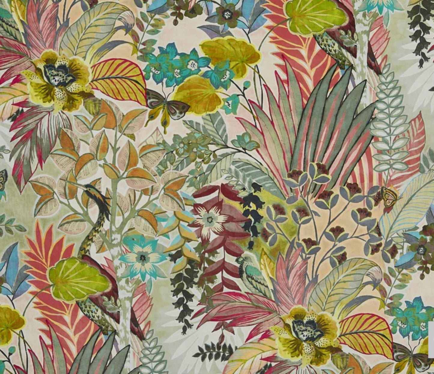 Floral pastel velvet throw cushion