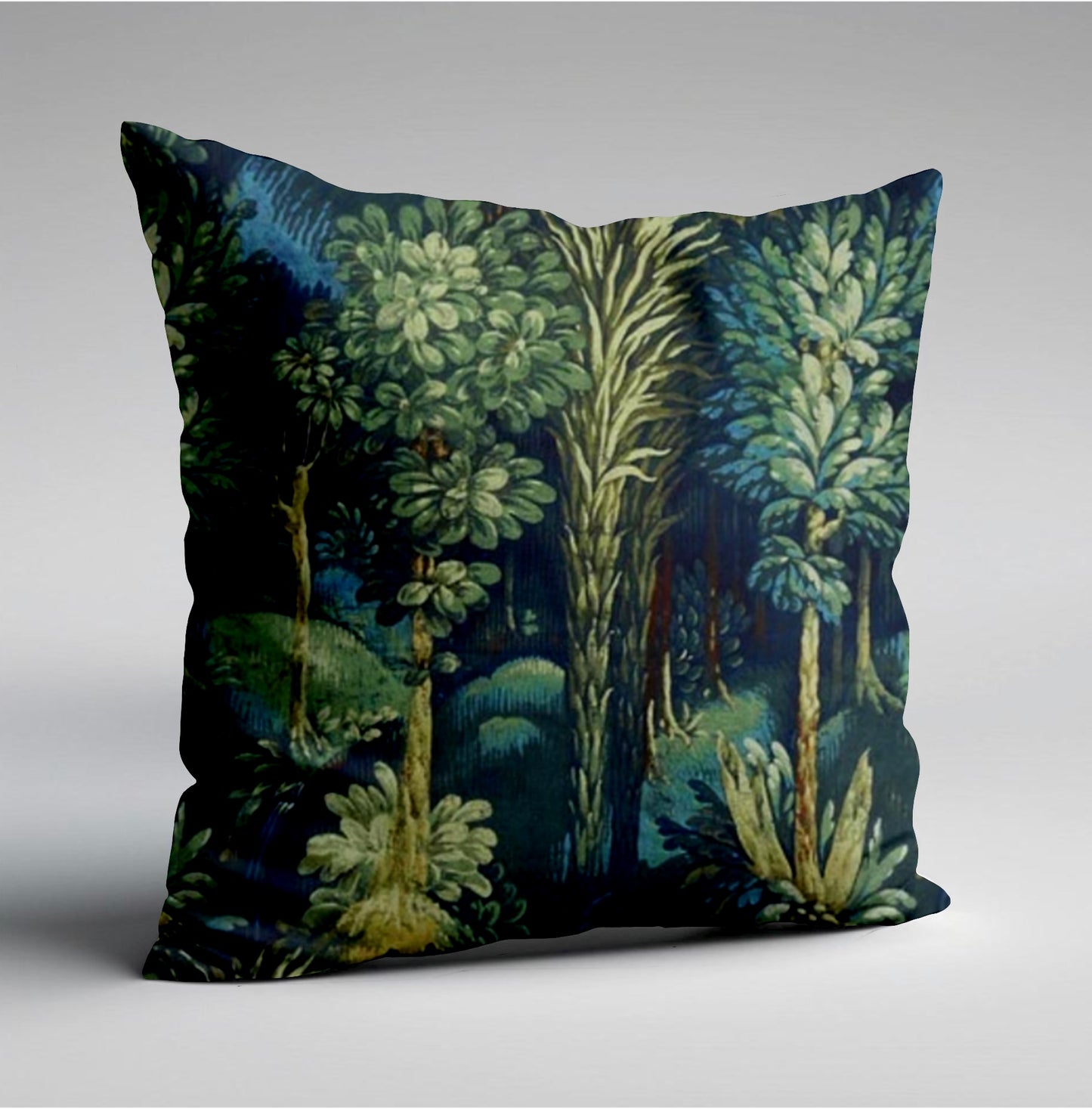 Forbidden forest velvet throw cushion