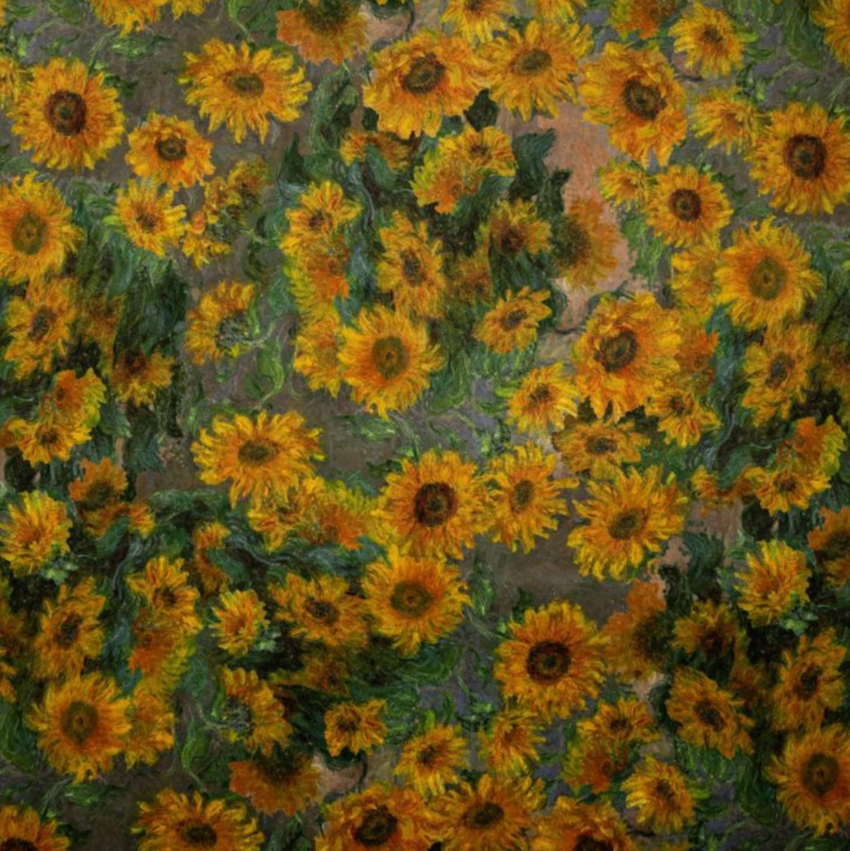 Van Gogh Sunflowers velvet french drum lampshade/ ceiling light shade, empire lampshade