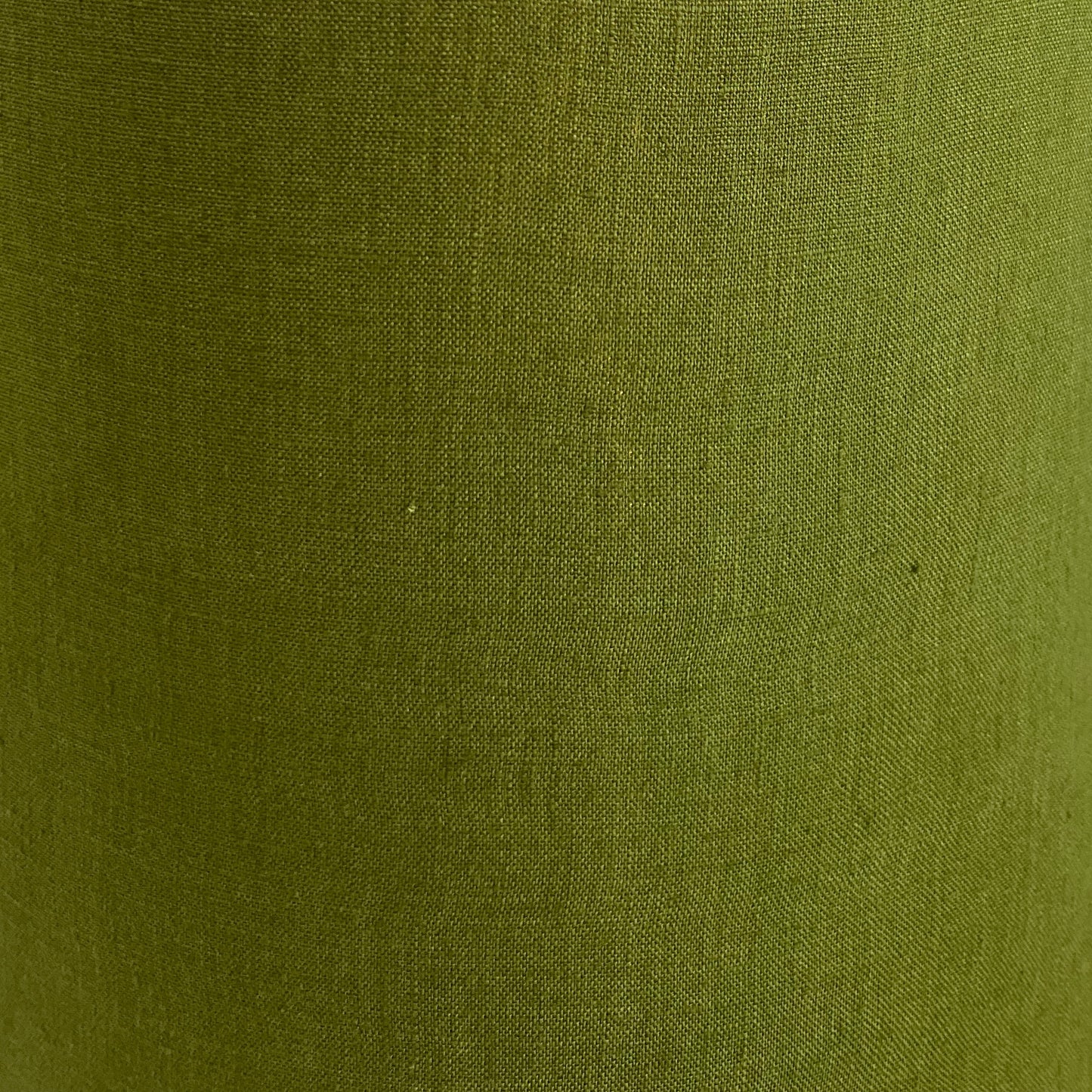 Olive green linen cone lampshade, extra tall lampshade