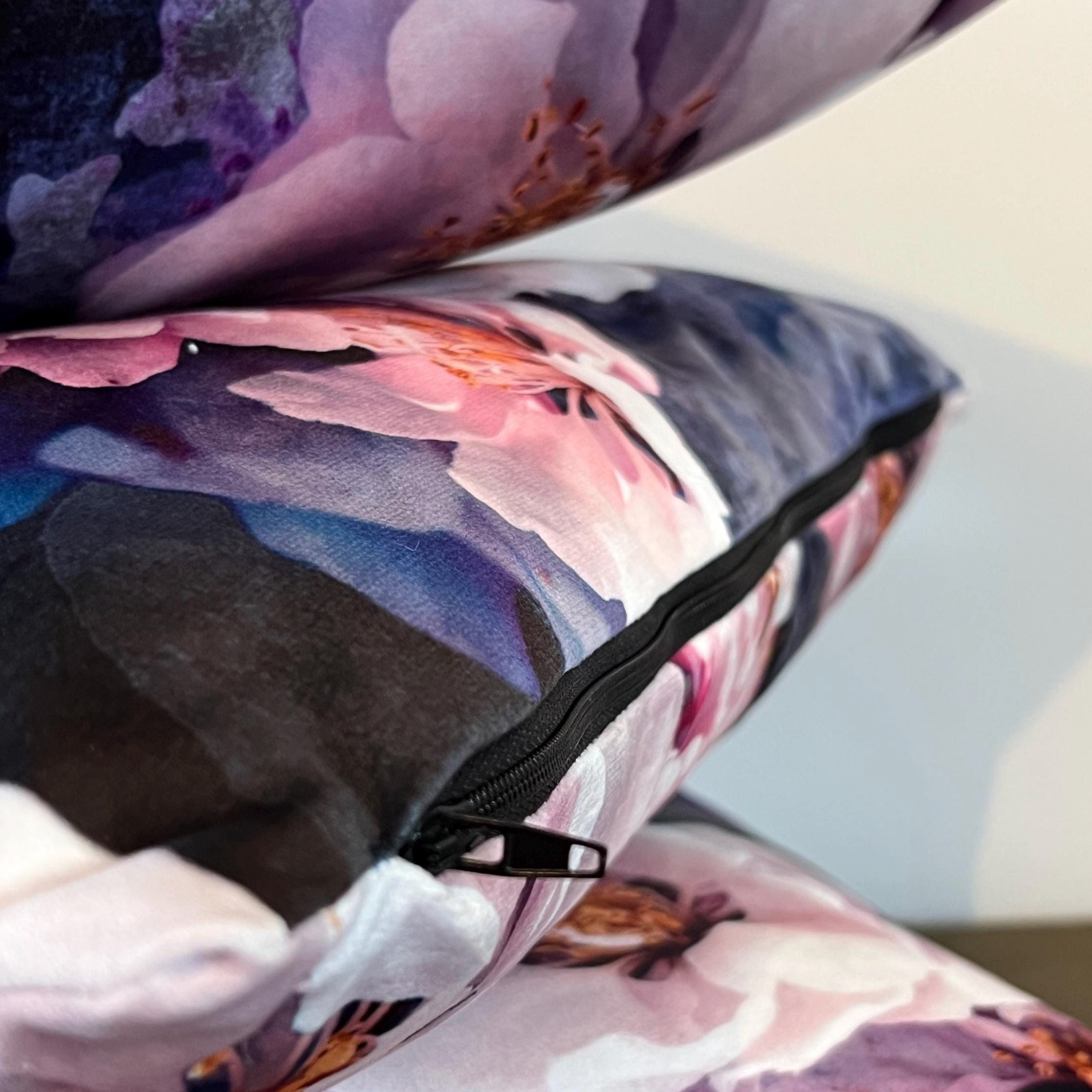 Jolanda floral velvet cushion, scatter cushions.