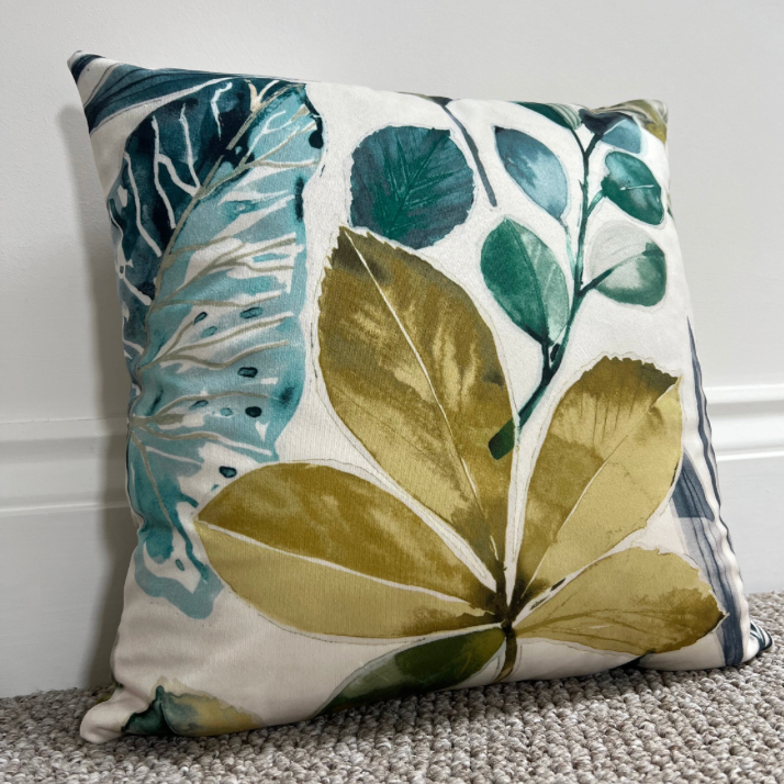 Rainforest velvet throw cushion, Scatter cushions