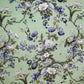 Purple floral velvet cone lampshade, extra tall lampshade