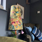 Fruta fig Velvet cone lampshade, extra tall lampshade, Gold