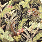 Leopard palm trees Velvet cone lampshade, extra tall lampshade