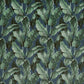 Navy leaves Velvet cone lampshade, extra tall lampshade