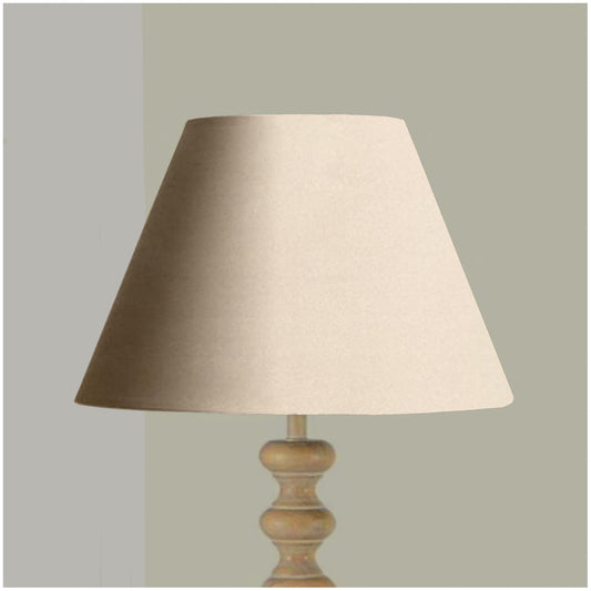 Cream velvet coolie lampshade/ceiling light shade, empire lampshade