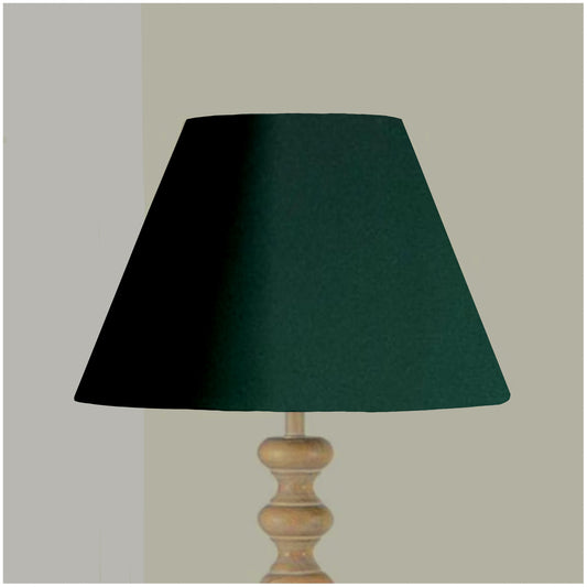 Green velvet coolie lampshade/ ceiling shade, empire lampshade