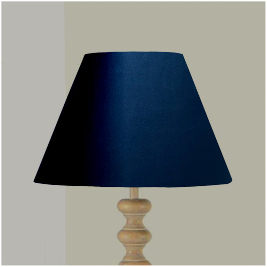 Navy velvet coolie lampshade/ ceiling light shade, empire lampshade