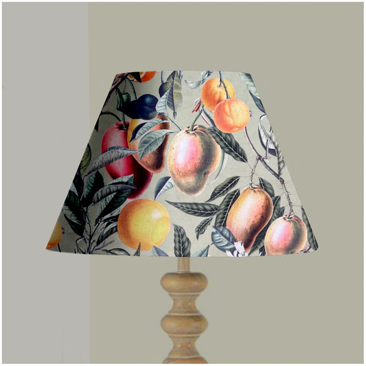 Summer fruit velvet coolie lampshade/ ceiling shade, empire lampshade