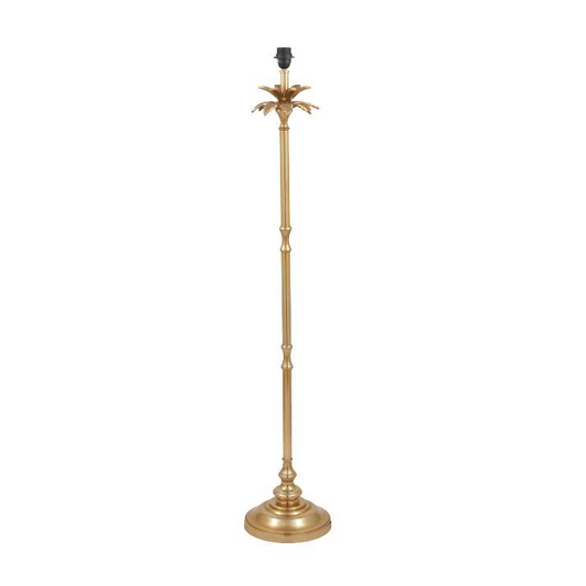 Gold Palm tree, metal floor lamp