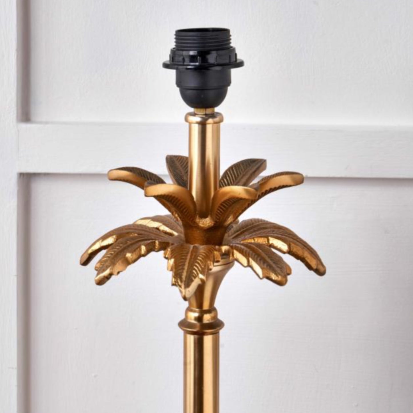 Gold Palm tree, metal floor lamp