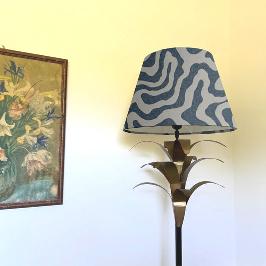 Blue Wiggle coolie lampshade/ ceiling light shade, empire lampshade