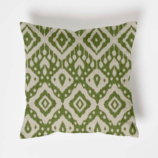 Marrakesh green cotton cushion, scatter cushions