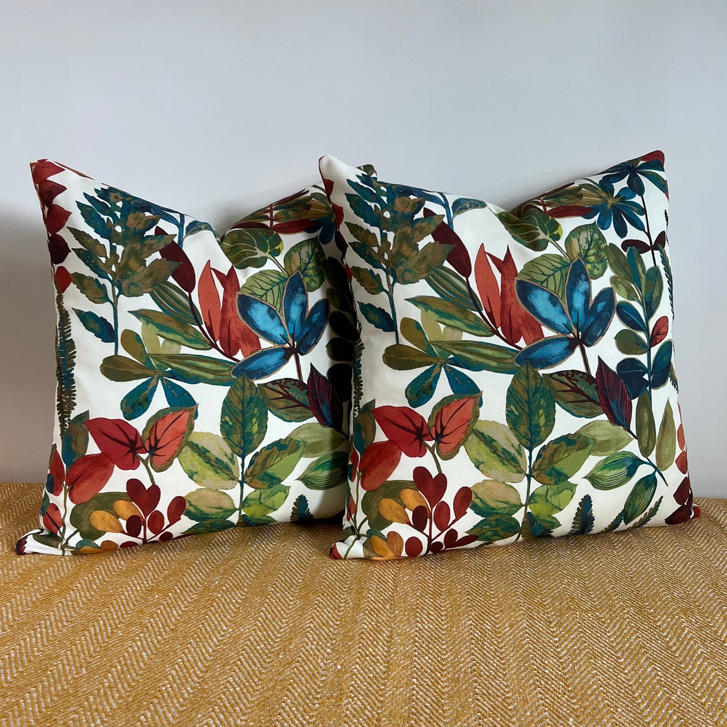 Tonga spice cotton throw cushion