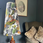 Tiger Cheetah Jungle Velvet Lampshade | Extra Tall Cone Light Shade | Bespoke Handmade UK