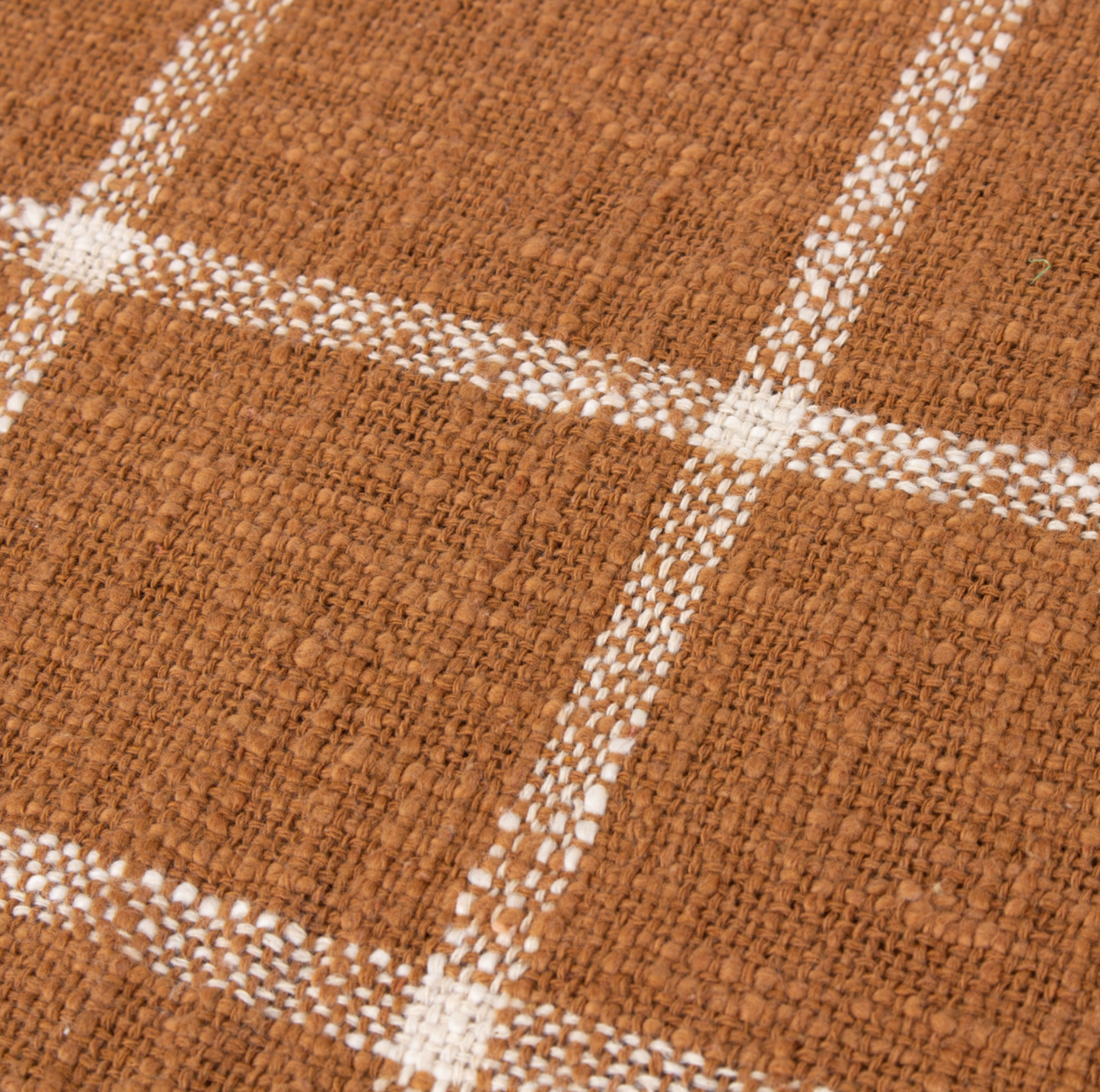 Beni 100% cotton blanket, Ginger 180cm x 130cm