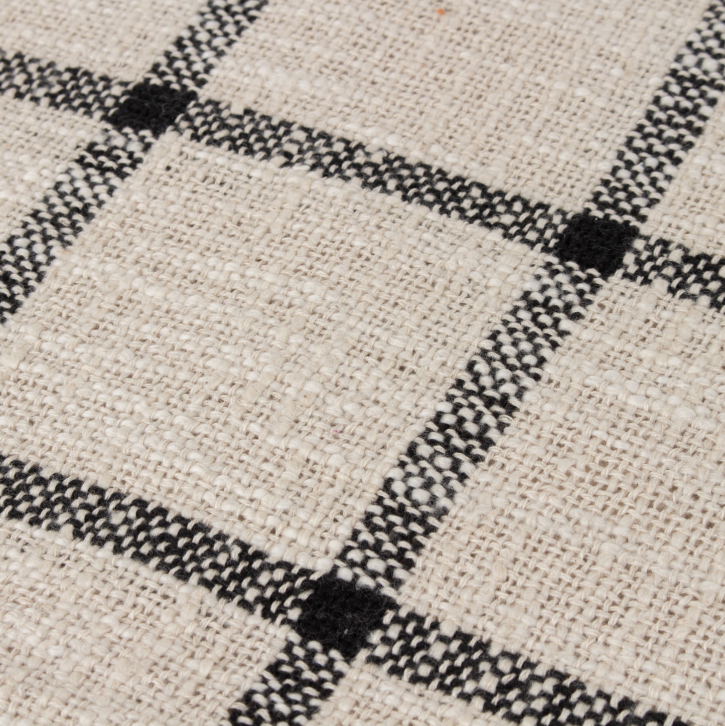 Beni 100% cotton blanket, Black 180cm x 130cm