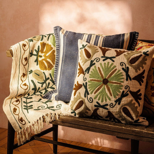 Samuel Suzani Cushion, Green